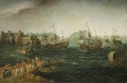 Ships trading in the East. Hendrik Cornelisz. Vroom